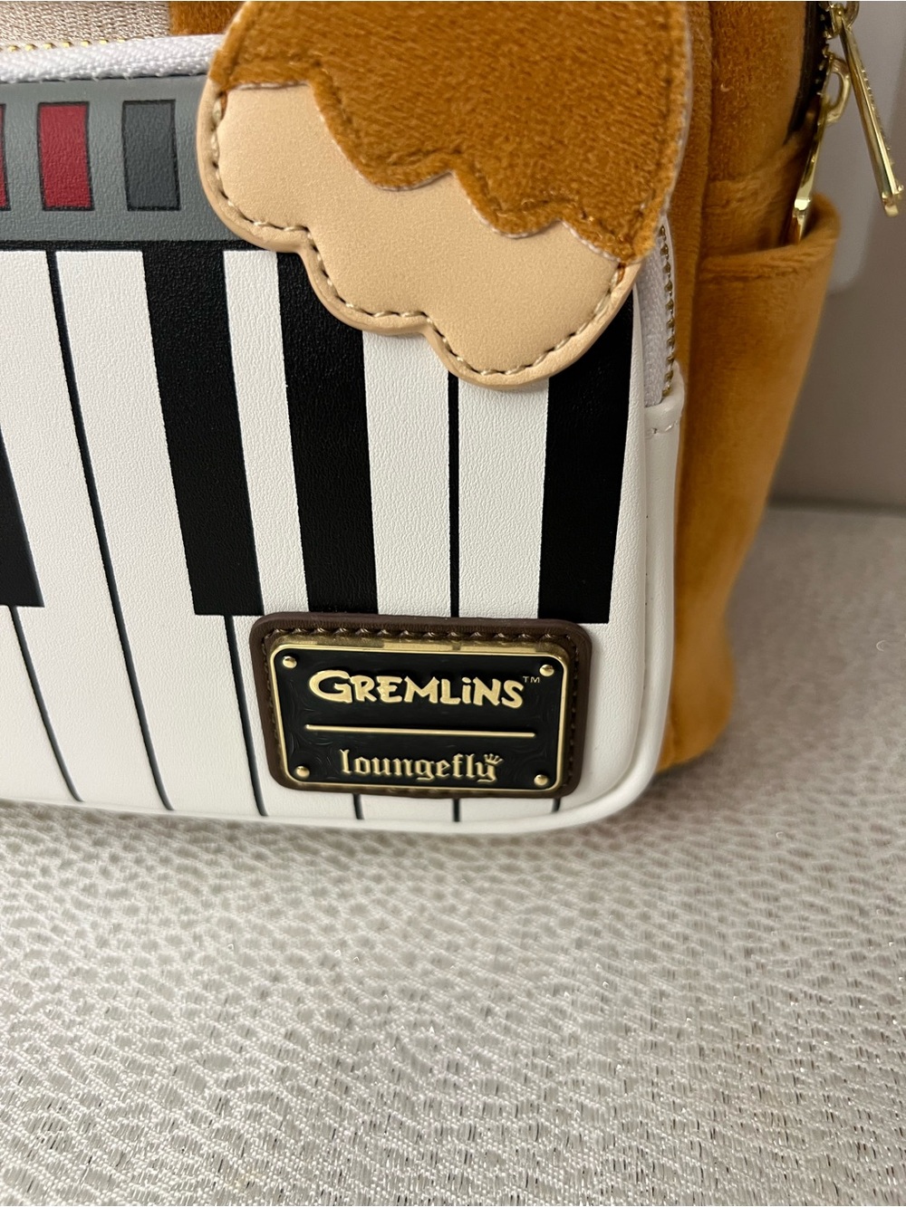 Loungefly Gremlins Gizmo Mini Backpack & Wallet Set Faux Leather Adjustable - Picture 7 of 11